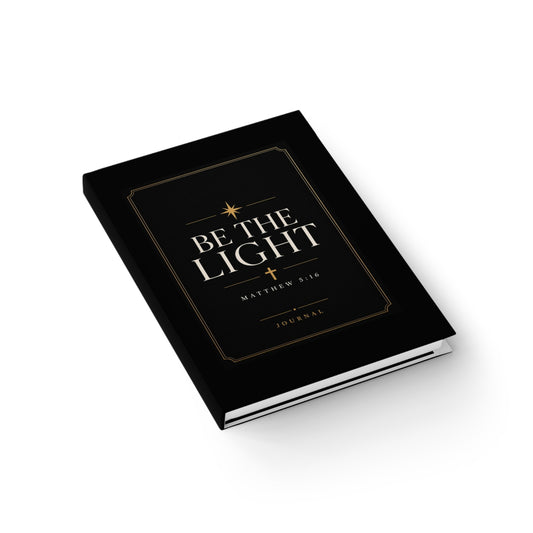 Be The Light Matthew 5:16 Lined Christian Journal
