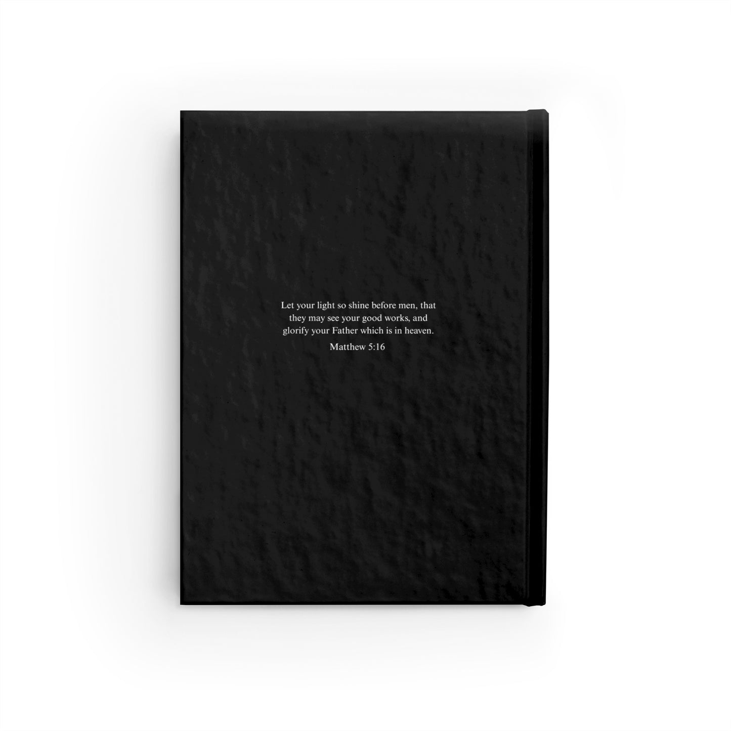 Be The Light Matthew 5:16 Lined Christian Journal