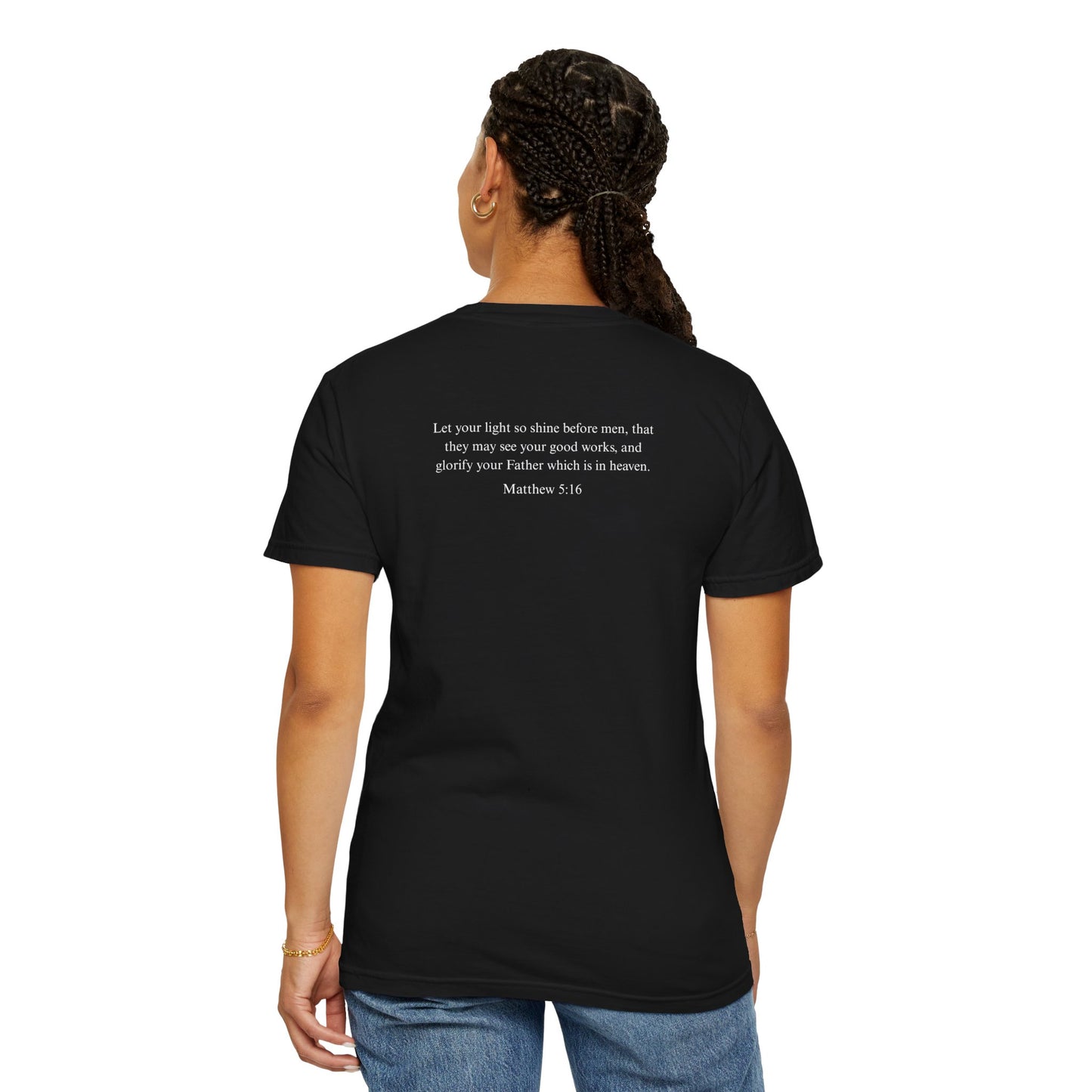 Be The Light Matthew 5:16 Christian T-Shirt