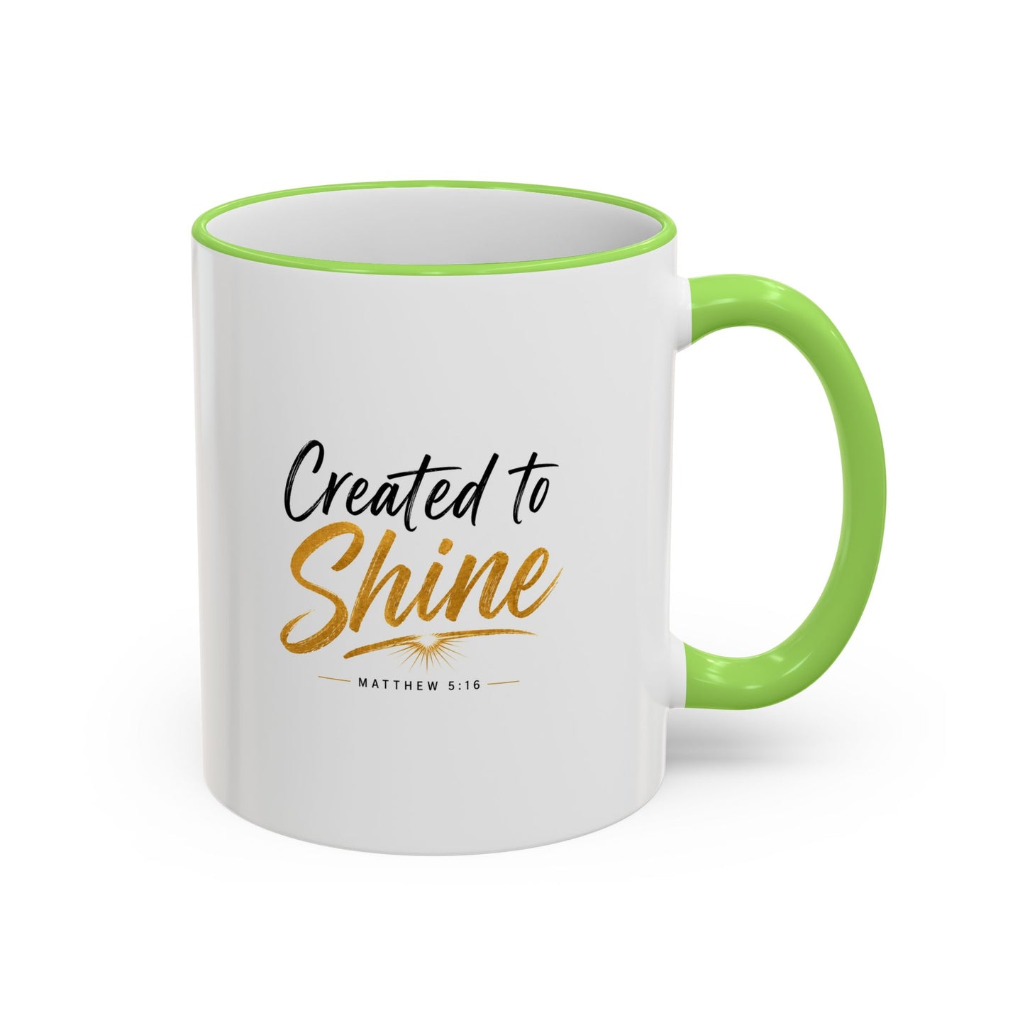Created to Shine Inspirational Ceramic Mug