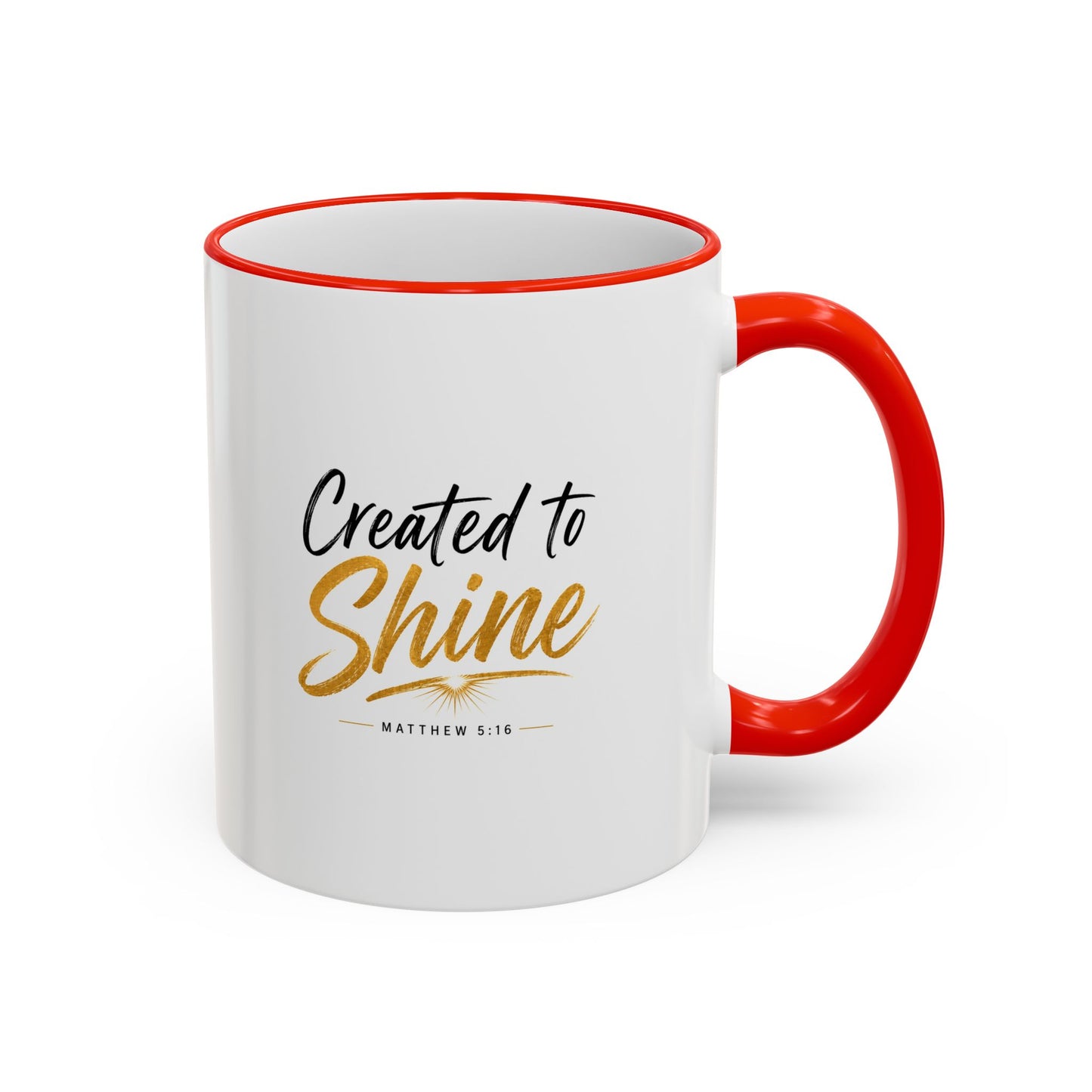 Created to Shine Inspirational Ceramic Mug