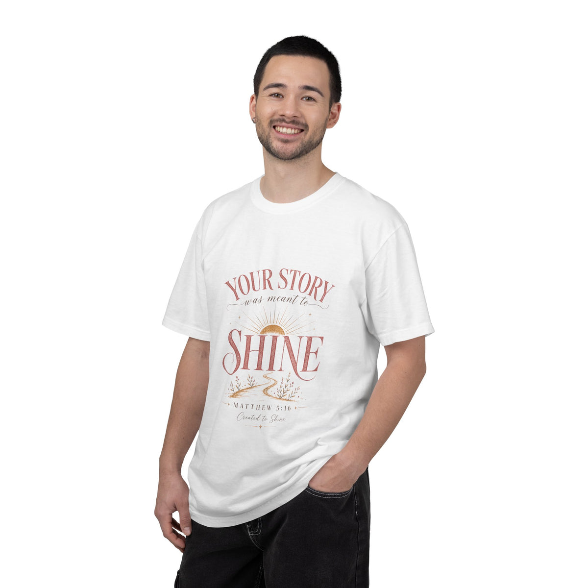 Your Story Was Meant to Shine Christian T-Shirt — "So Others Can See Jesus"
