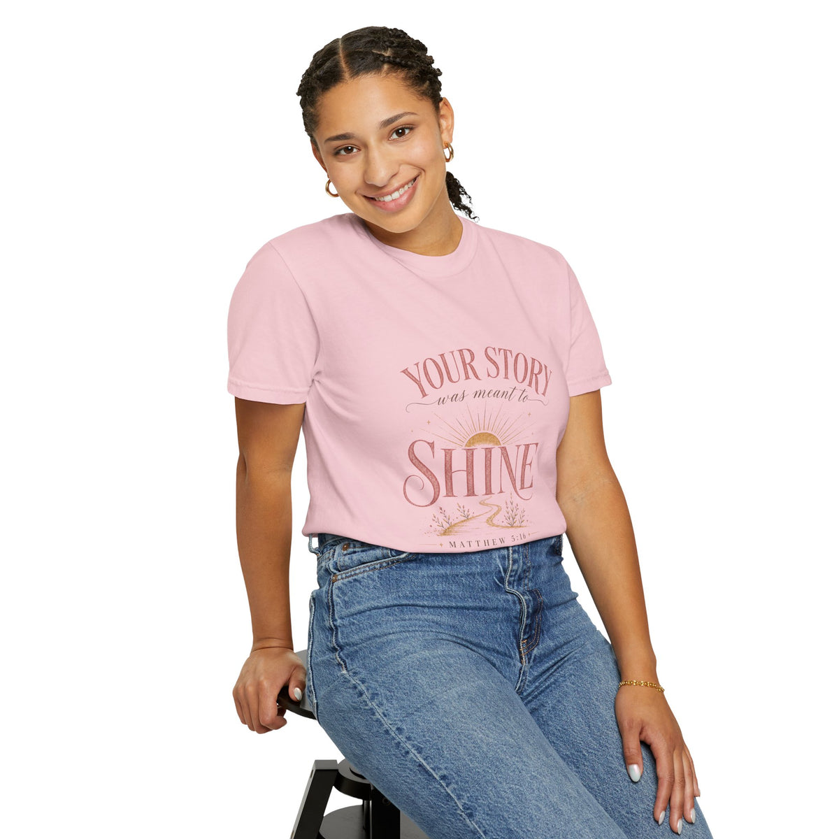 Your Story Was Meant to Shine Christian T-Shirt — "So Others Can See Jesus"