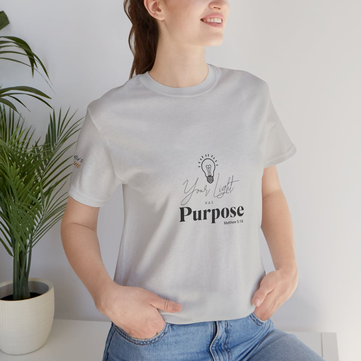 Purpose Light Tee — “You Light Purpose” Christian Message T-Shirt