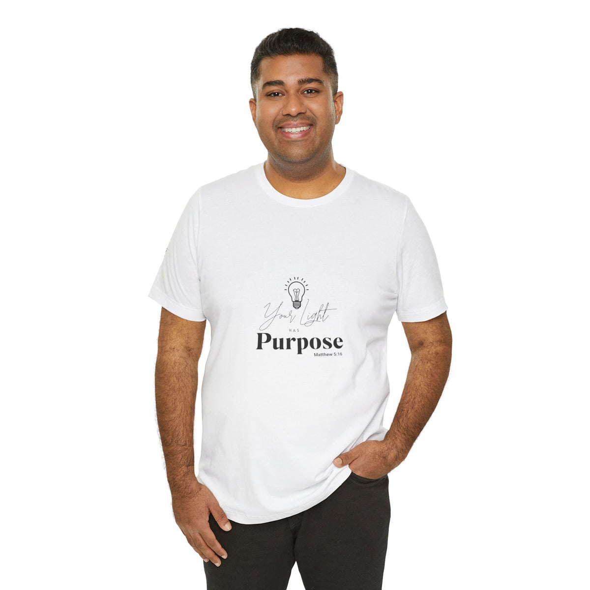 Purpose Light Tee — “You Light Purpose” Christian Message T-Shirt