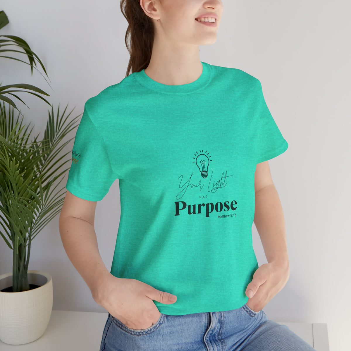 Purpose Light Tee — “You Light Purpose” Christian Message T-Shirt