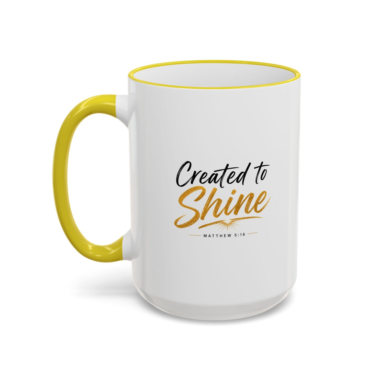 Created to Shine Inspirational Ceramic Mug