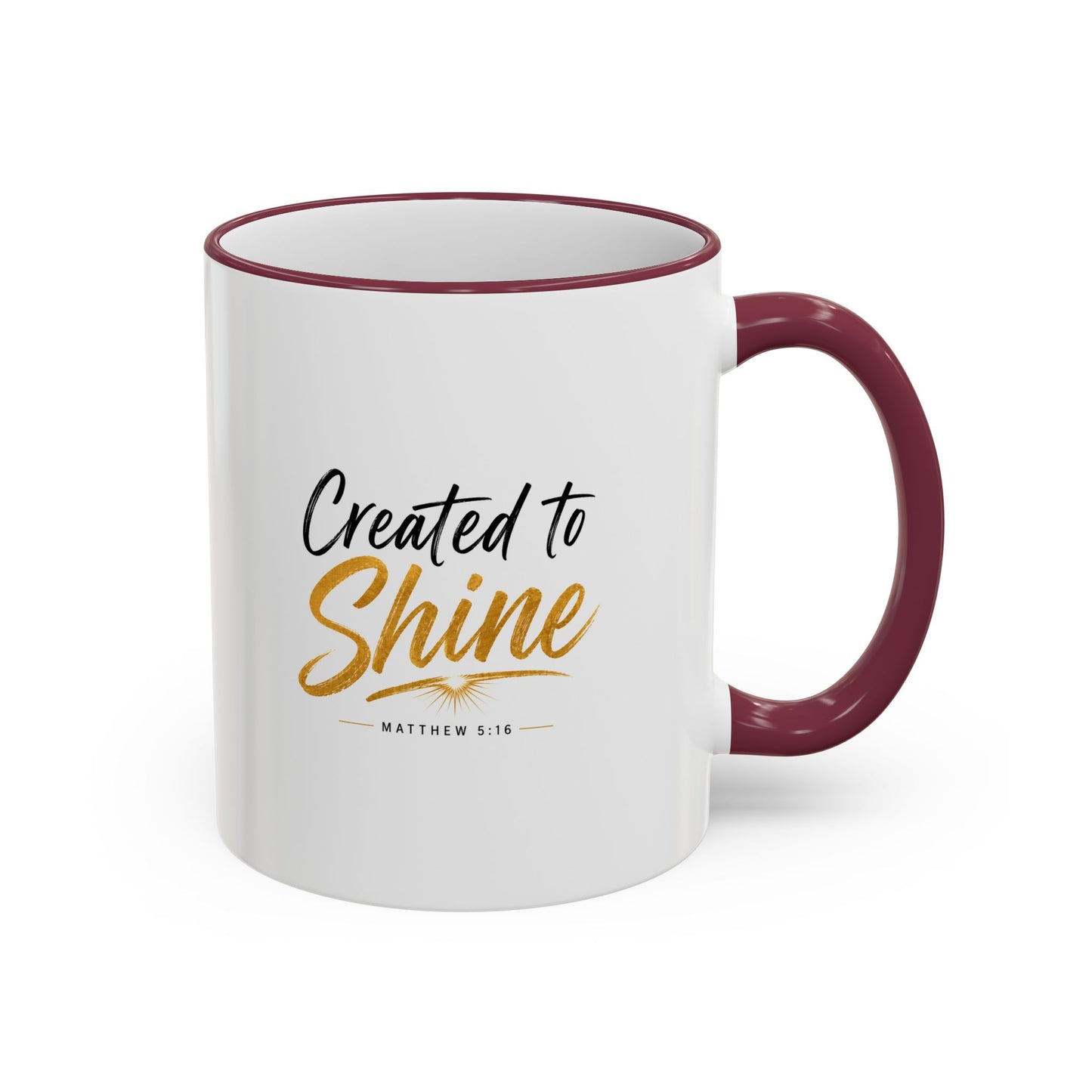 Created to Shine Inspirational Ceramic Mug