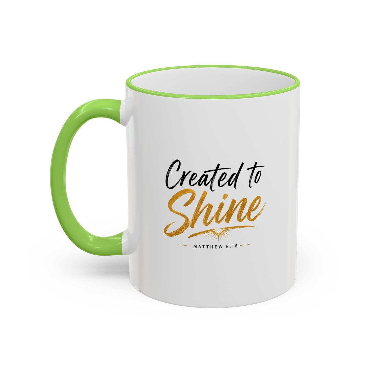 Created to Shine Inspirational Ceramic Mug