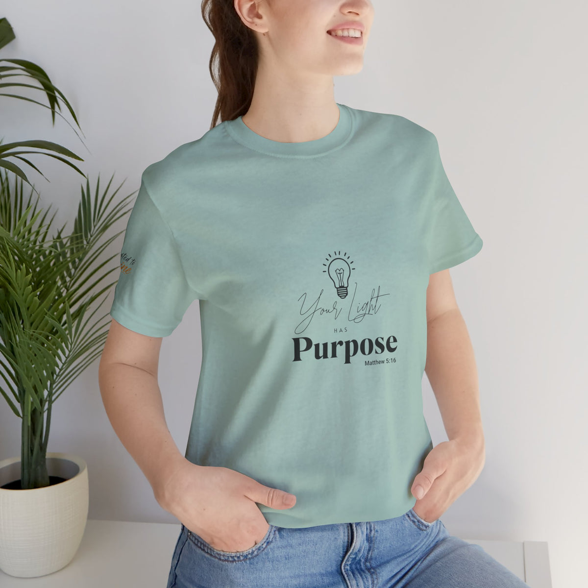 Purpose Light Tee — “You Light Purpose” Christian Message T-Shirt