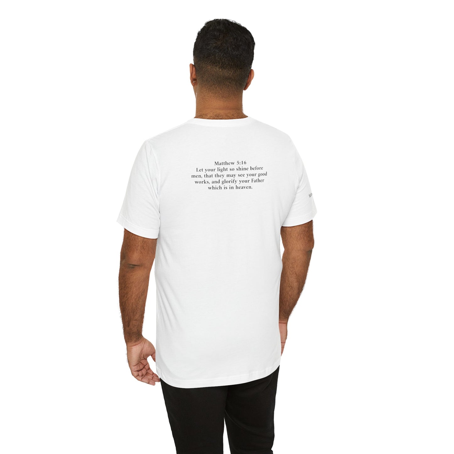 Created to Shine T-Shirt — Inspirational Christian Scripture Tee (Matthew 5:16)