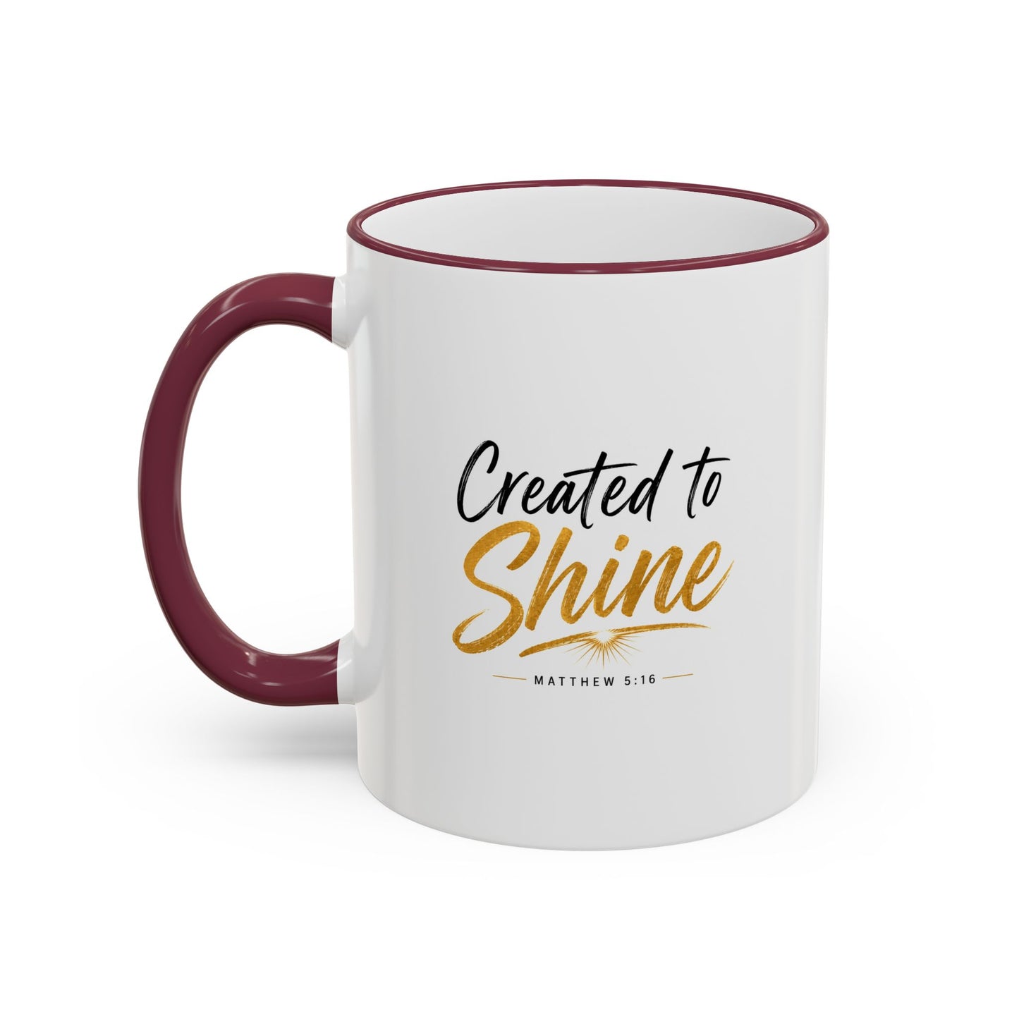 Created to Shine Inspirational Ceramic Mug