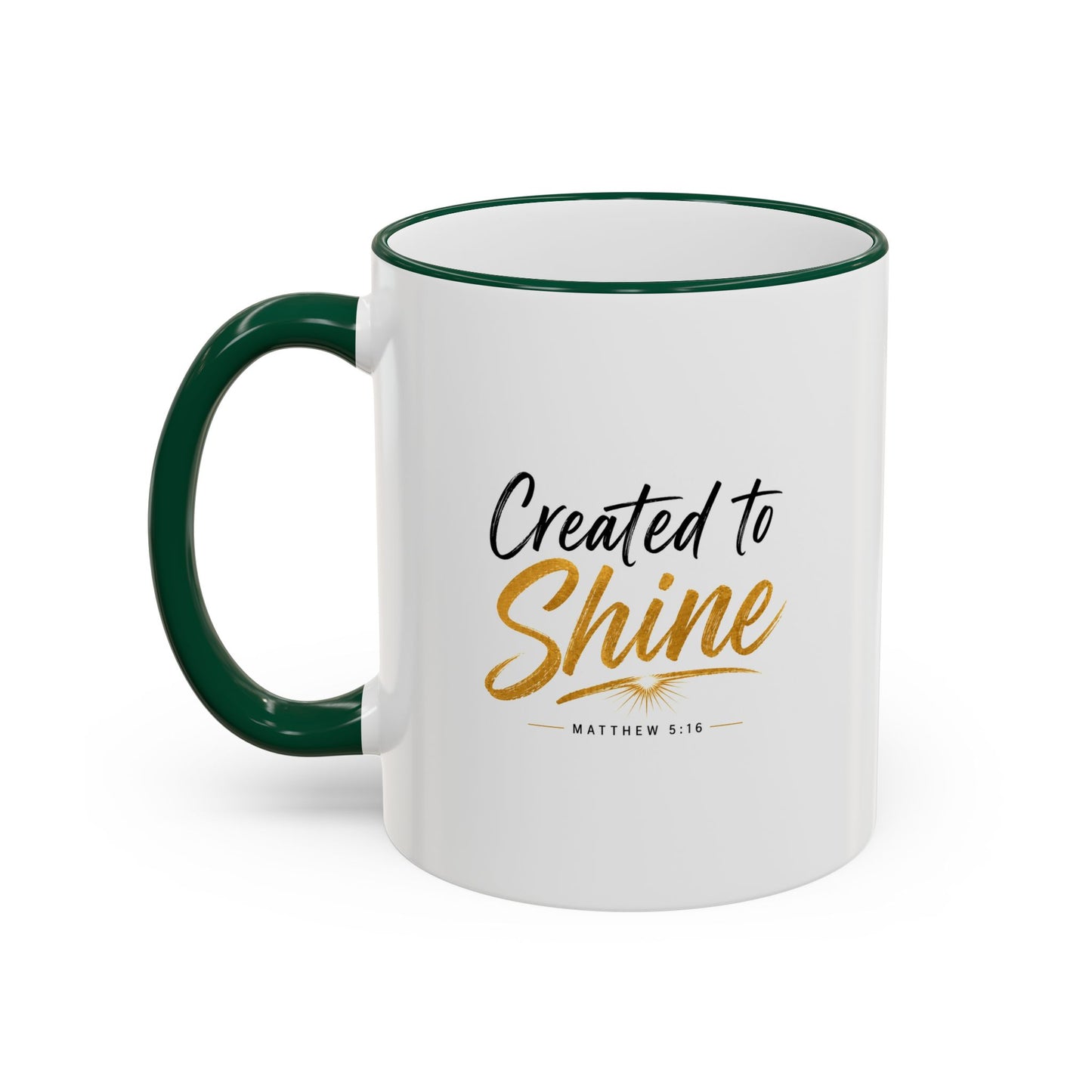 Created to Shine Inspirational Ceramic Mug