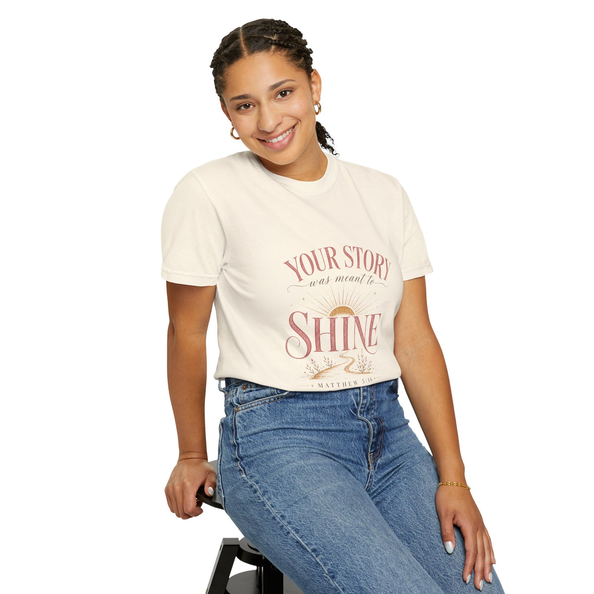 Your Story Was Meant to Shine Christian T-Shirt — "So Others Can See Jesus"