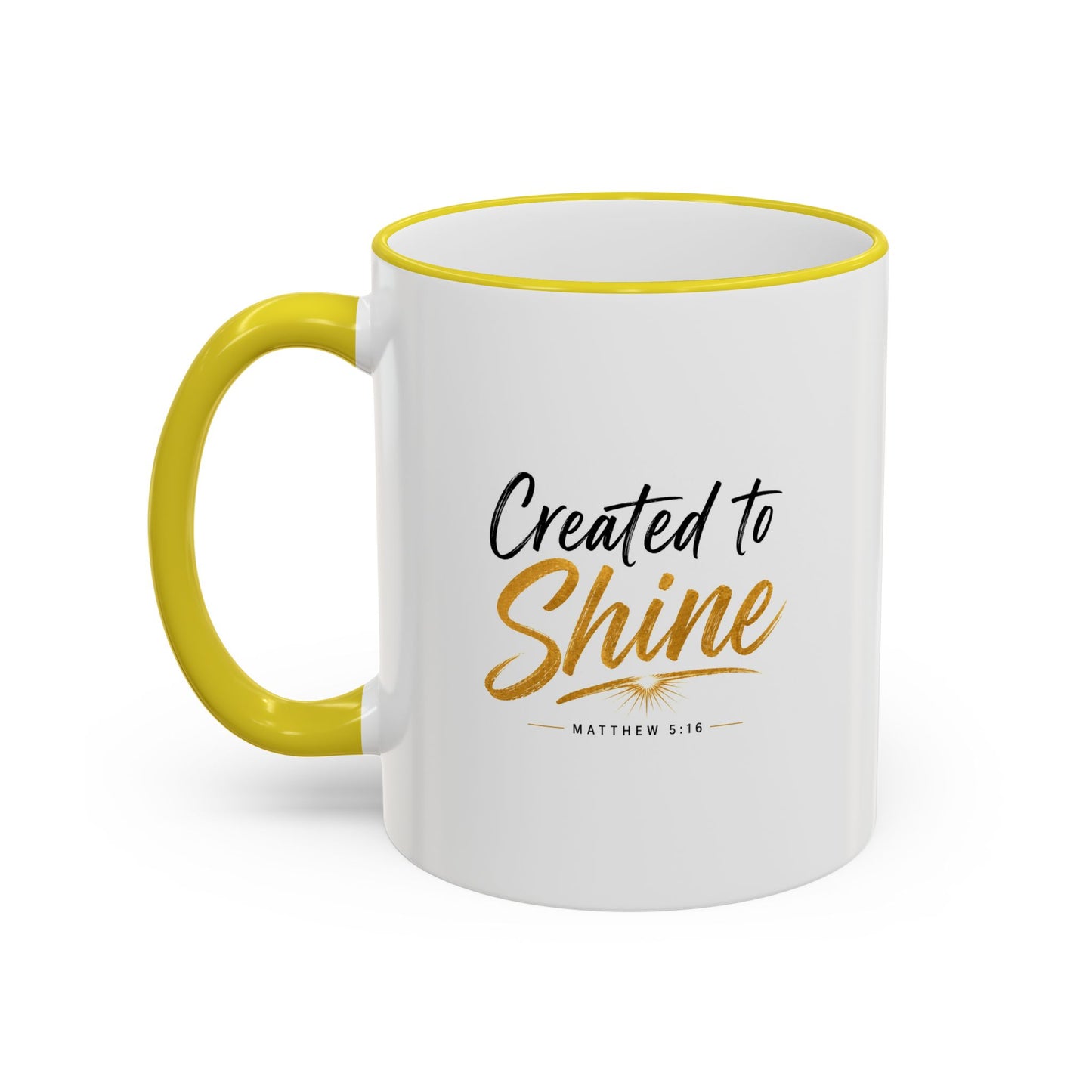 Created to Shine Inspirational Ceramic Mug