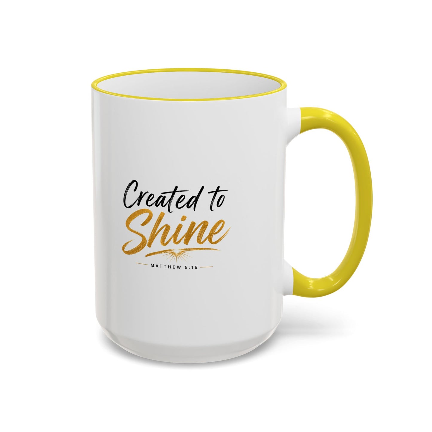 Created to Shine Inspirational Ceramic Mug