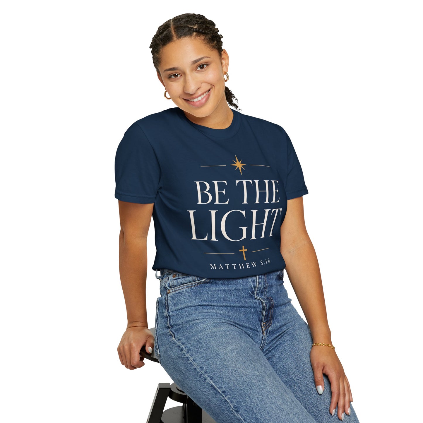 Be The Light Matthew 5:16 Christian T-Shirt
