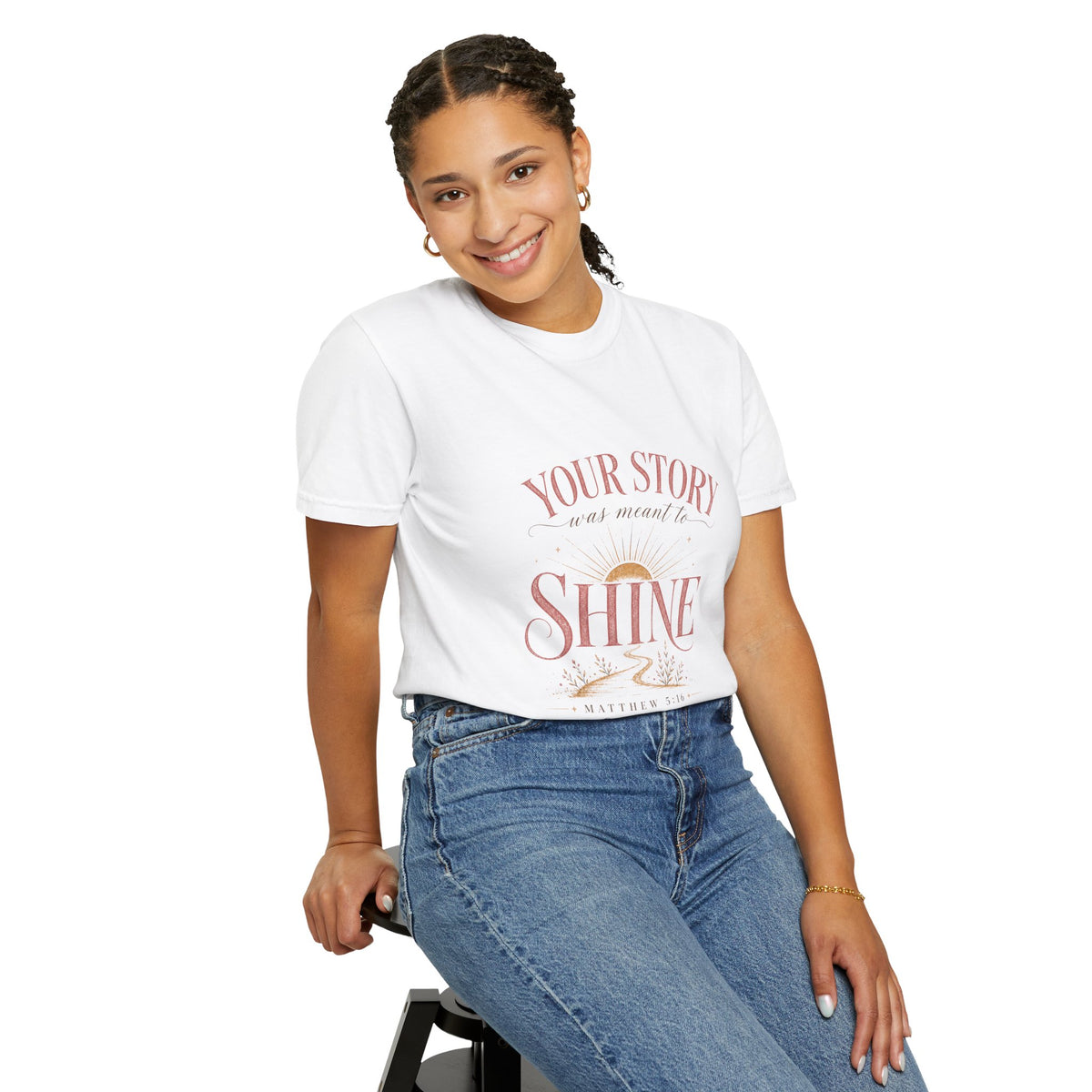 Your Story Was Meant to Shine Christian T-Shirt — "So Others Can See Jesus"
