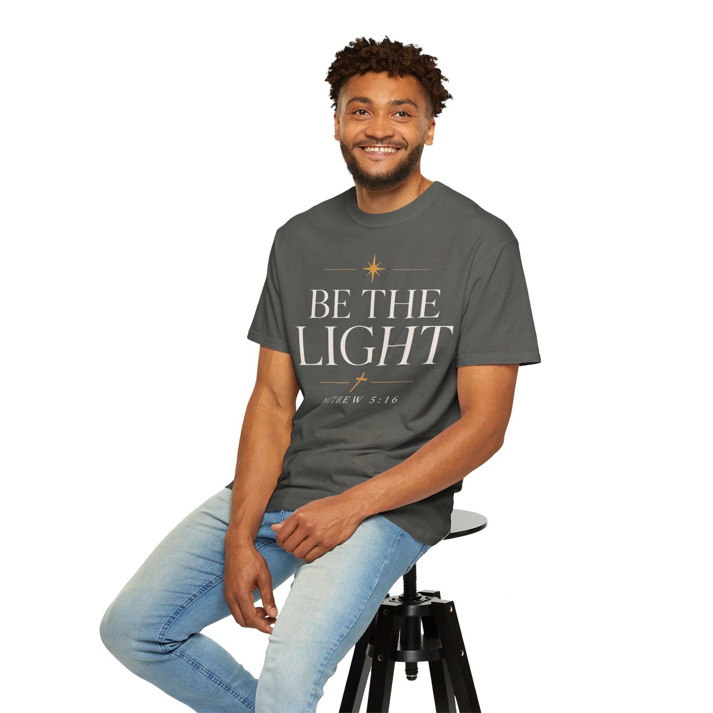 Be The Light Matthew 5:16 Christian T-Shirt