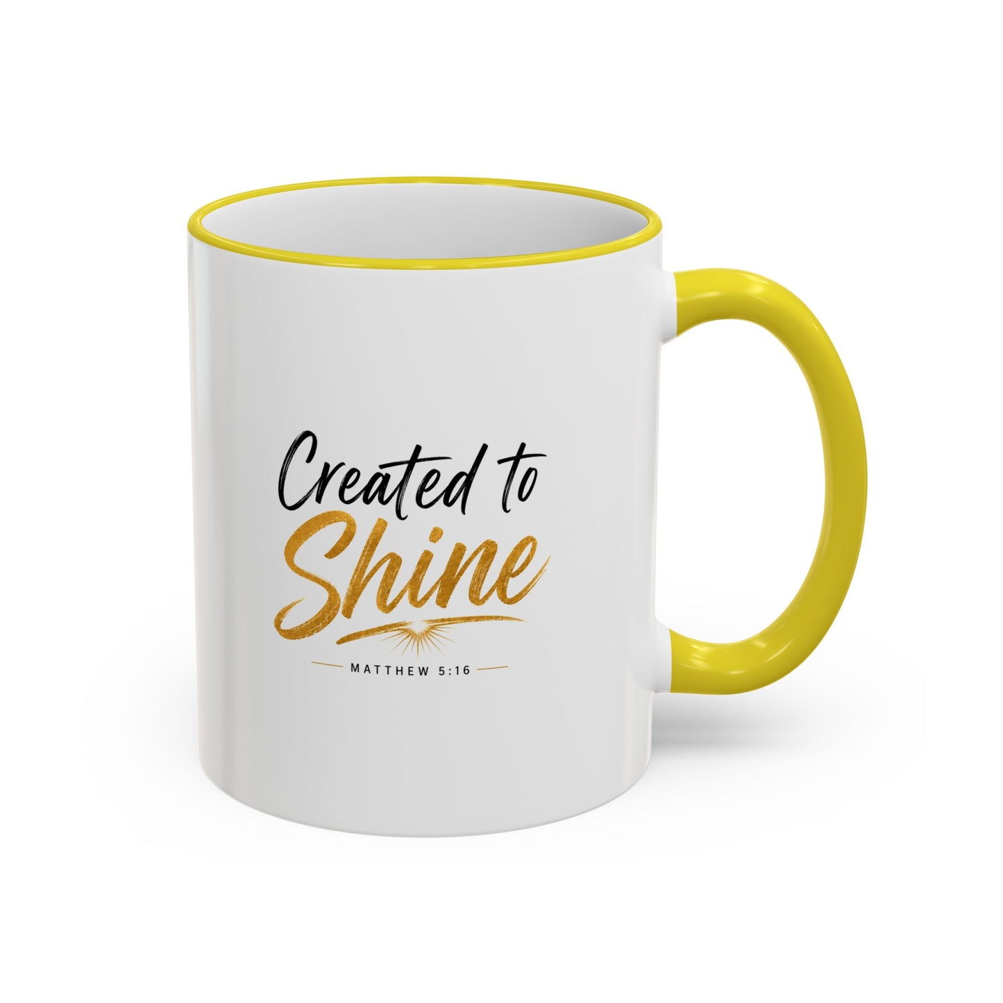 Created to Shine Inspirational Ceramic Mug