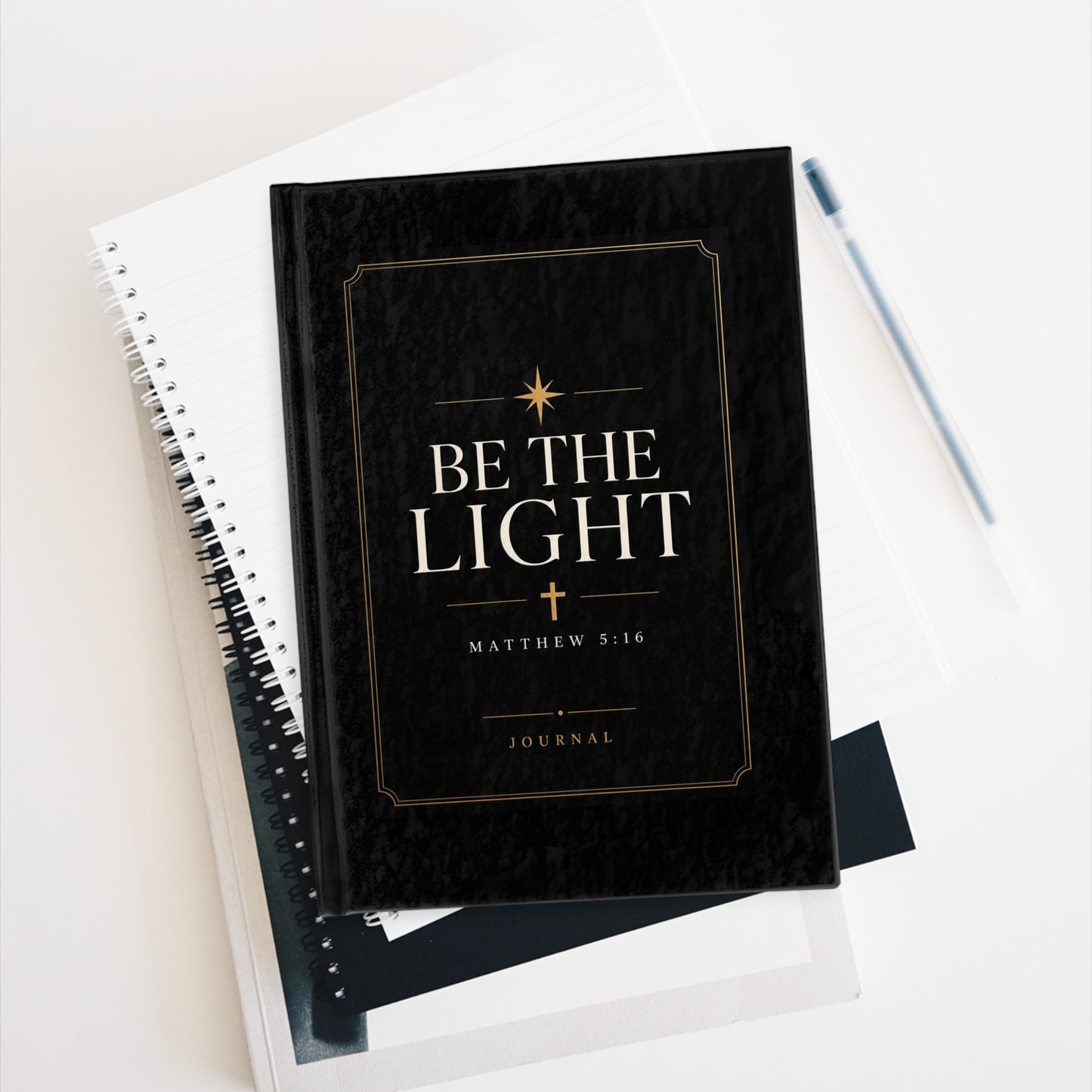 Be The Light Matthew 5:16 Lined Christian Journal