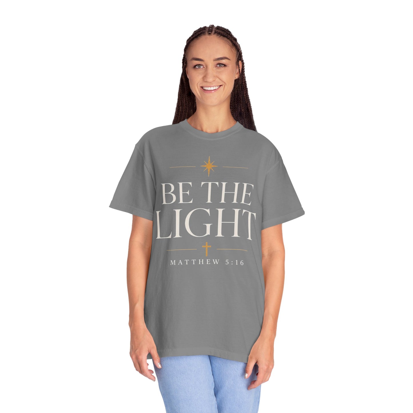 Be The Light Matthew 5:16 Christian T-Shirt
